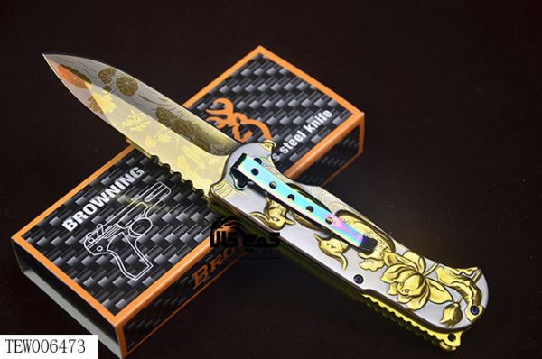 چاقوی برونینگ طلایی 201607