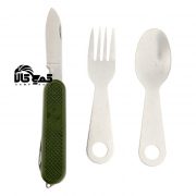 ست قاشق چنگال و ابزار چندکاره نظامی