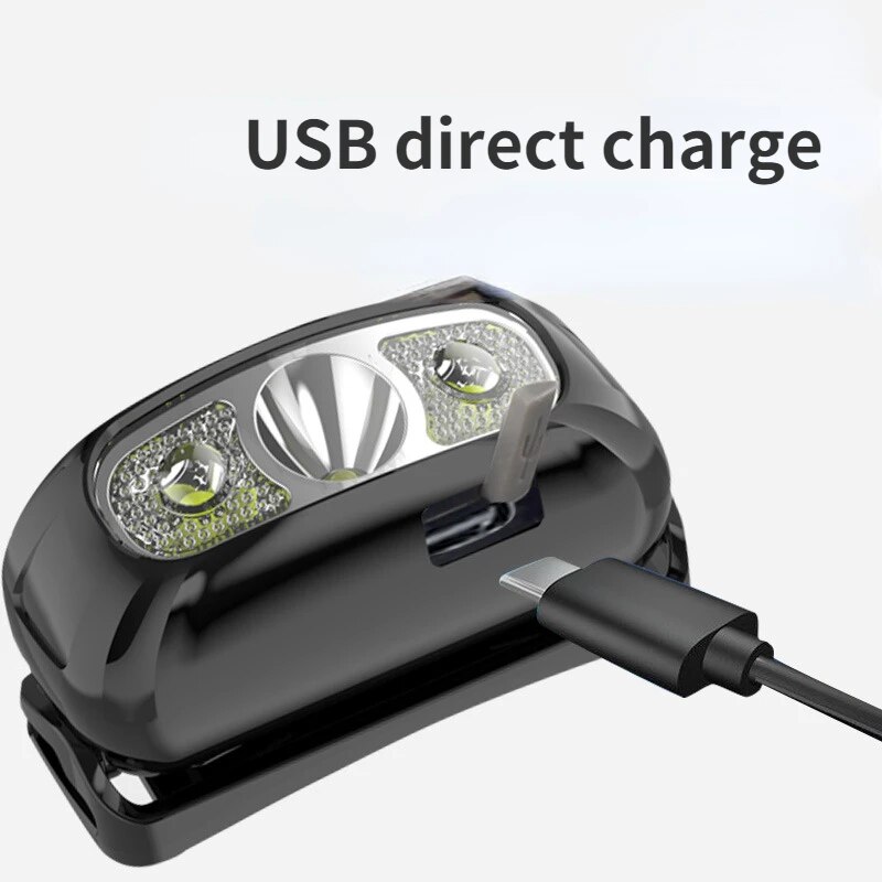 چراغ پیشانی مدل شارژی سنسوردار