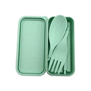 ست قاشق و چنگال و چاپستیک گیاهی