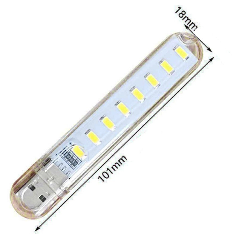 چراغ usb 8 led طرح فلش