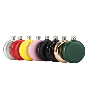 قمقمه استیل کتابی دایره 5OZ