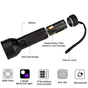 چراغ قوه یو وی مدل 51led