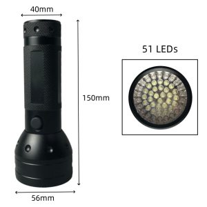 چراغ قوه یو وی مدل 51led
