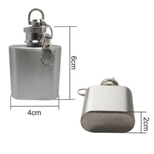 قمقمه استیل جیبی 1OZ