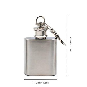 قمقمه استیل جیبی 1OZ