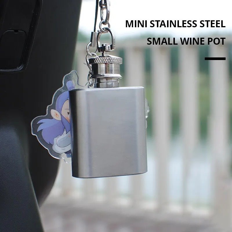 قمقمه استیل جیبی 1OZ