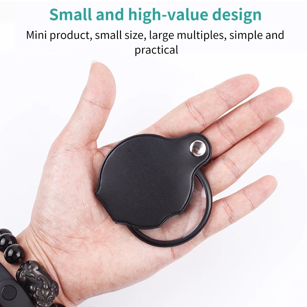 ذره بین جیبی جلد چرمی 60MM