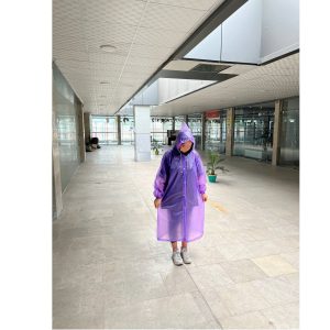 پانچو بارانی مانتویی آستین کش دار