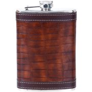 قمقمه استیل رویه چرمی 9OZ