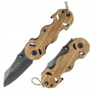 چاقوی باک X72 طرح چوبی