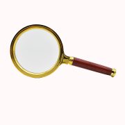 ذره بین طلایی دسته دار 80 میلیمتر